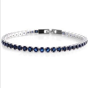 Cubic Zirconia CZ Eternity Bridal Tennis Bracelet